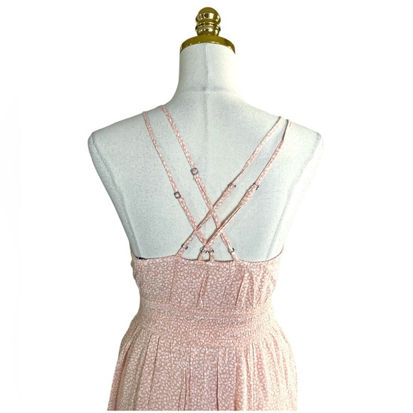 Abercrombie & Fitch Women’s Double-Strap Babydoll Flowy Maxi Dress Size Small - Picture 7 of 8
